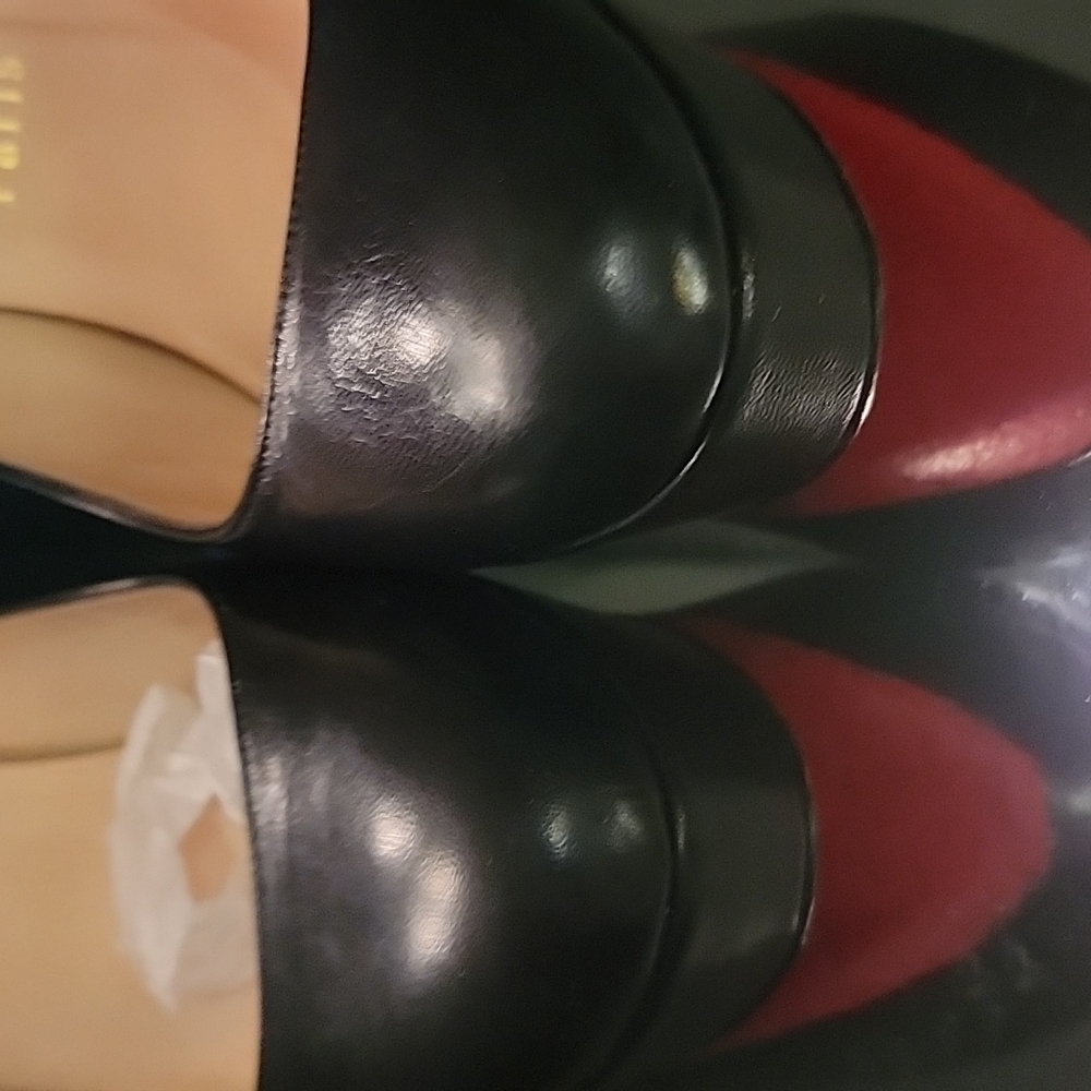 INC CHRISTIAN LOUBOUTIN ⚫️ kid  leather "Bianca" 140 black  sz 36.5, +box - Picture 3 of 12